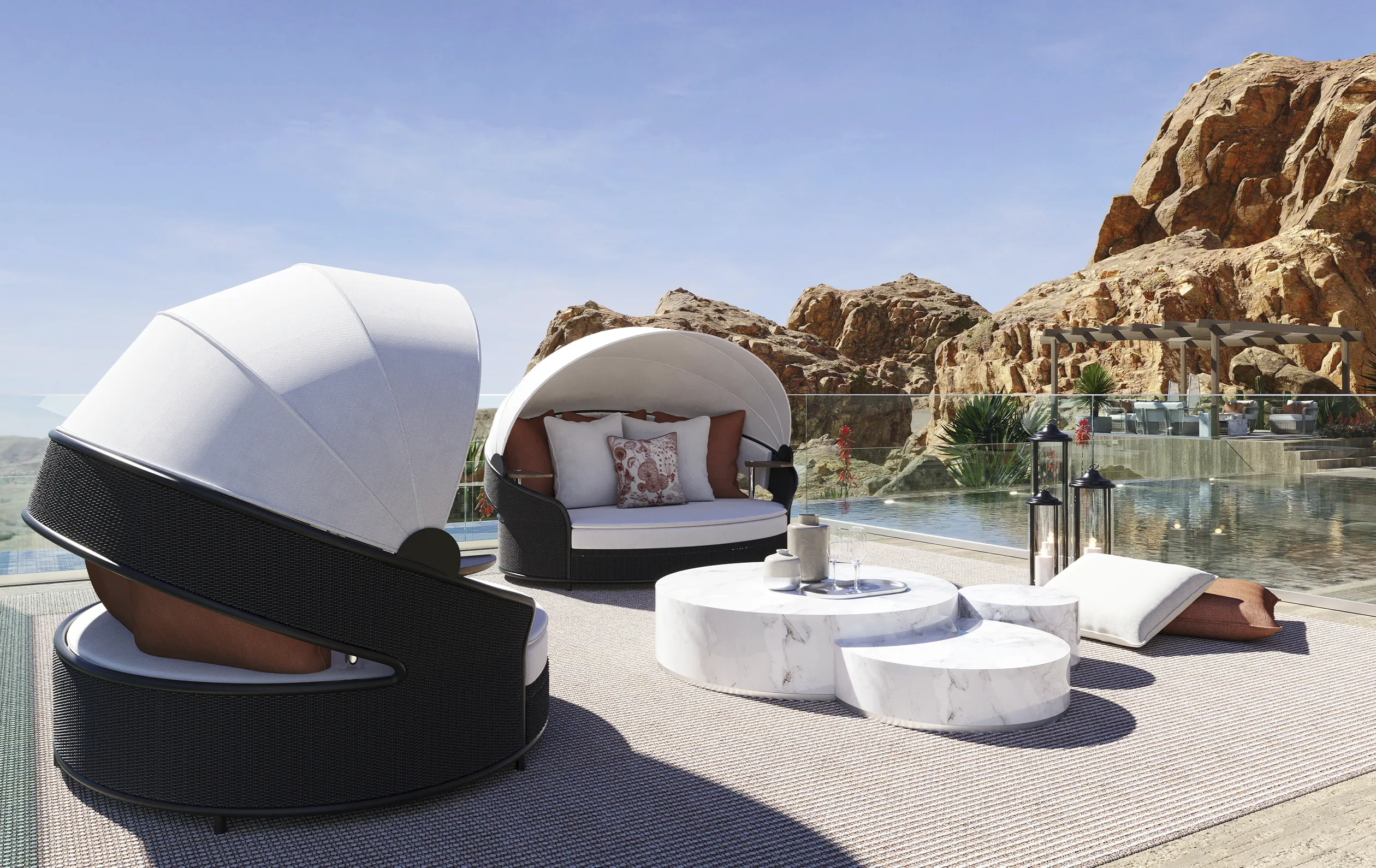 Diadem Grey Daybed - 2