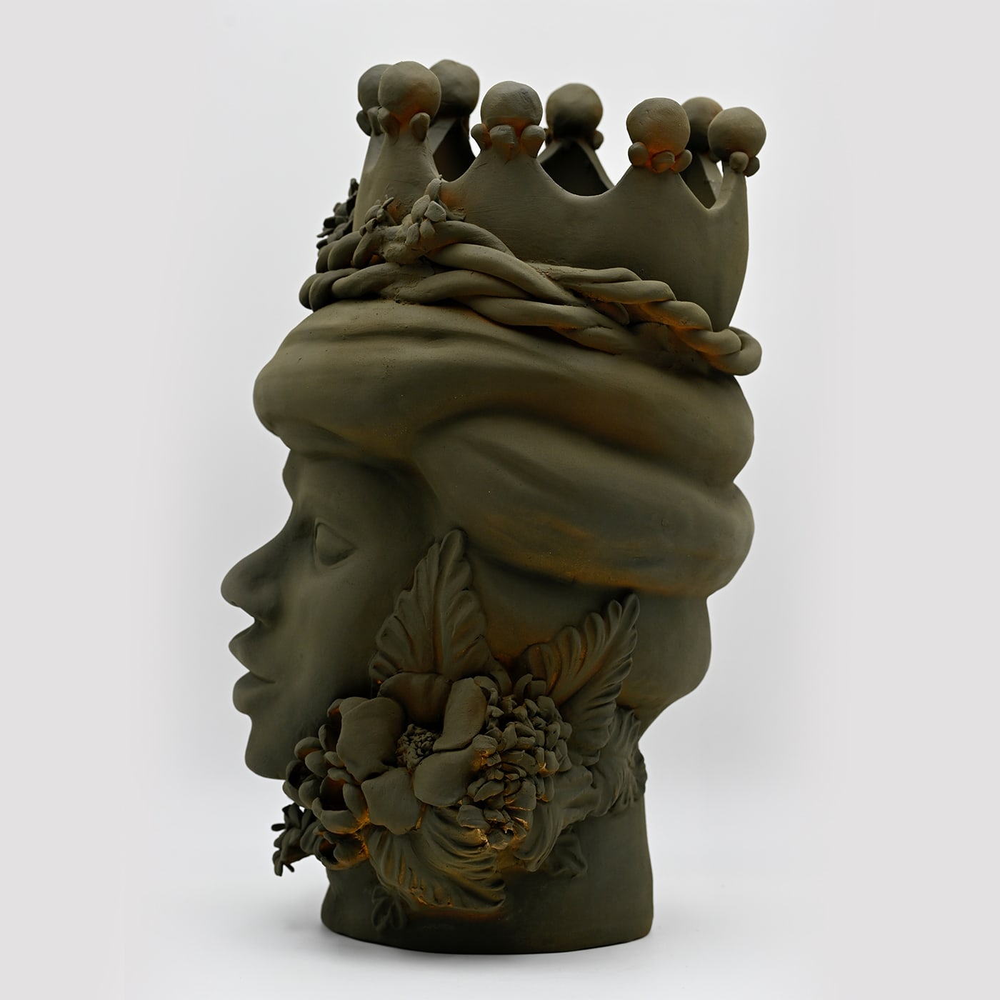 Artisan Crafted Moor's Head Sculpture