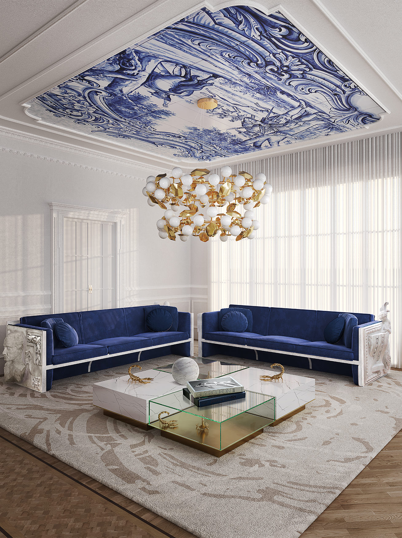 Dual Center Table Set