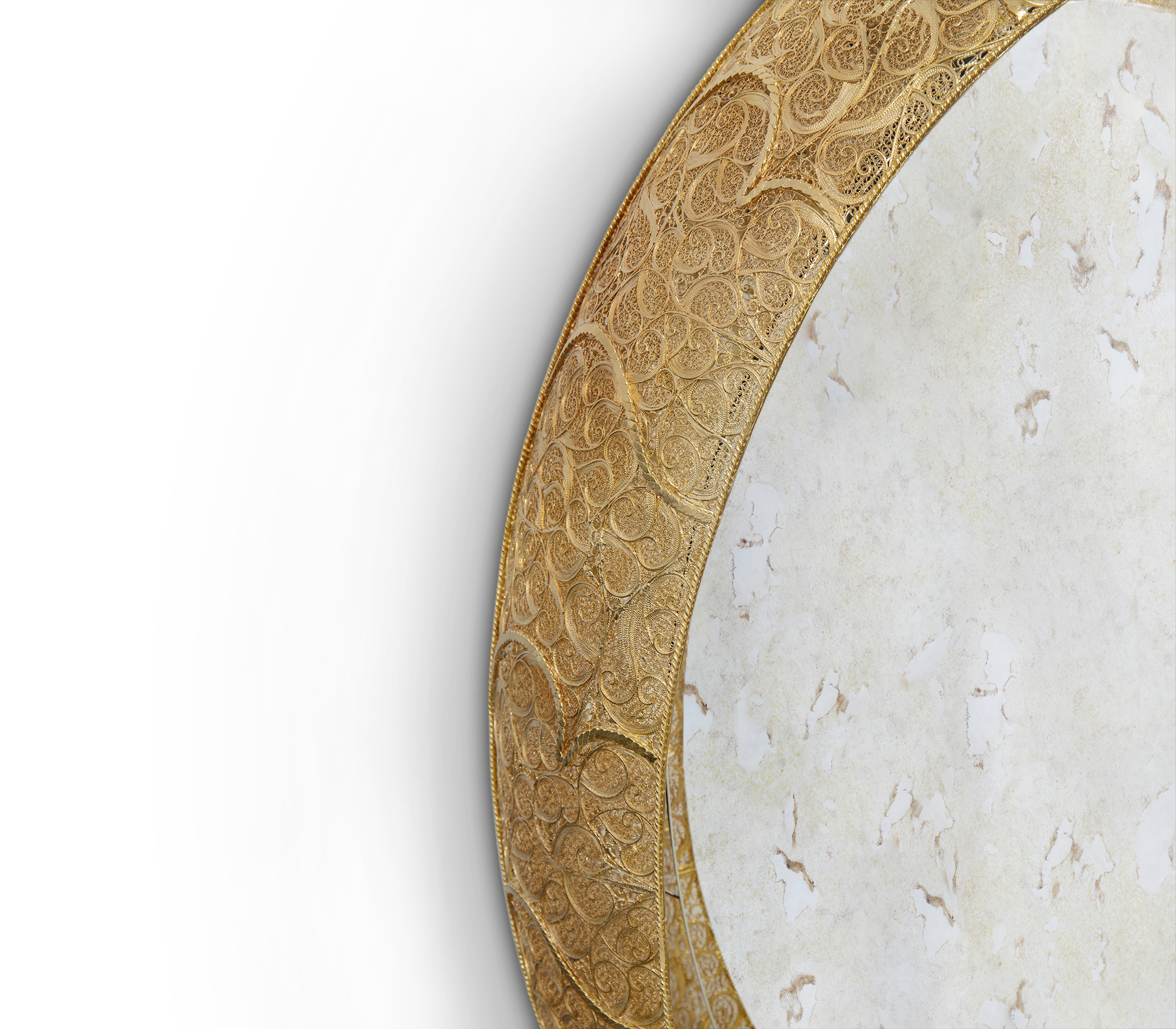 Crown Filigree II Designer Mirror