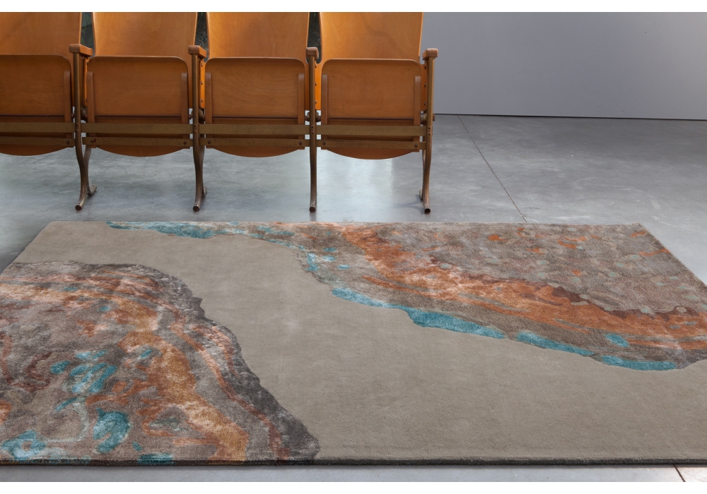 Gemstone Viscose / Wool Hand-woven Luxury Rug