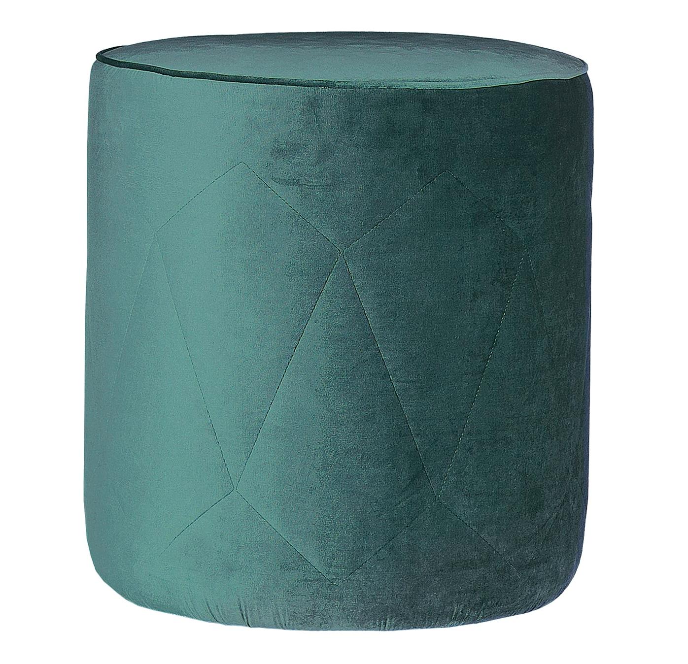 Venere Teal Italian Pouf