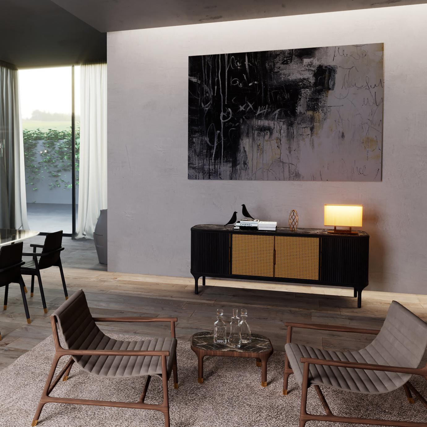 Joyce Walnut Artisan Sideboard