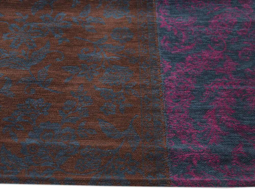 Patchwork Rug Multi Violet