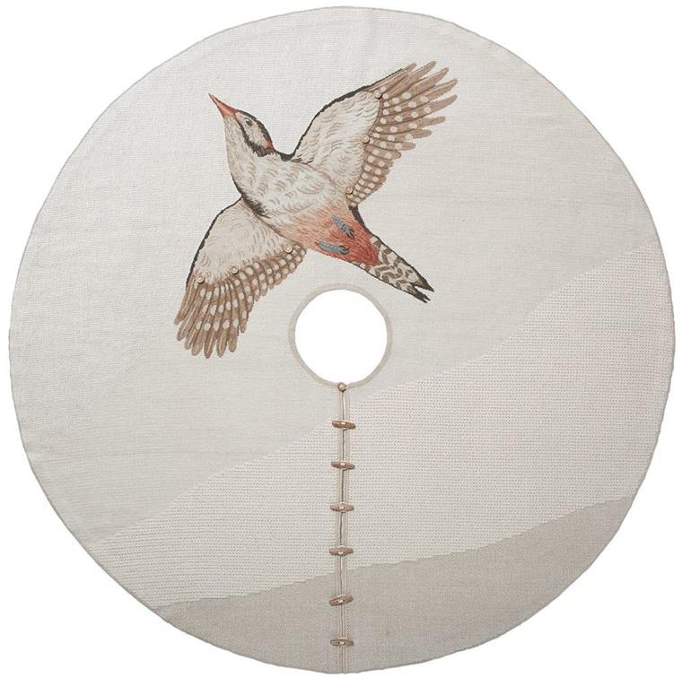 Migration Pettirosso Circle Handwoven Rug