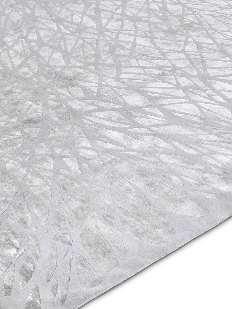 Dresden Silver Luxury Hand-Woven Rug