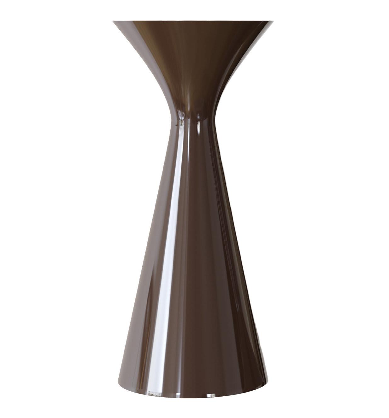 Ulisse Chocolate Italian Side Table