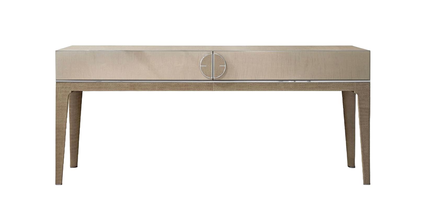 Designer Console Table with Dual Drawers