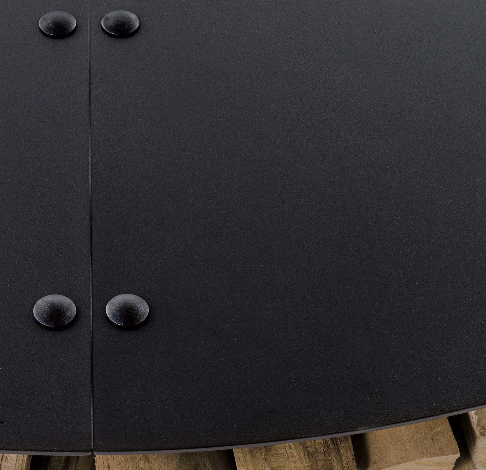 Steel Round Black Fire Pit