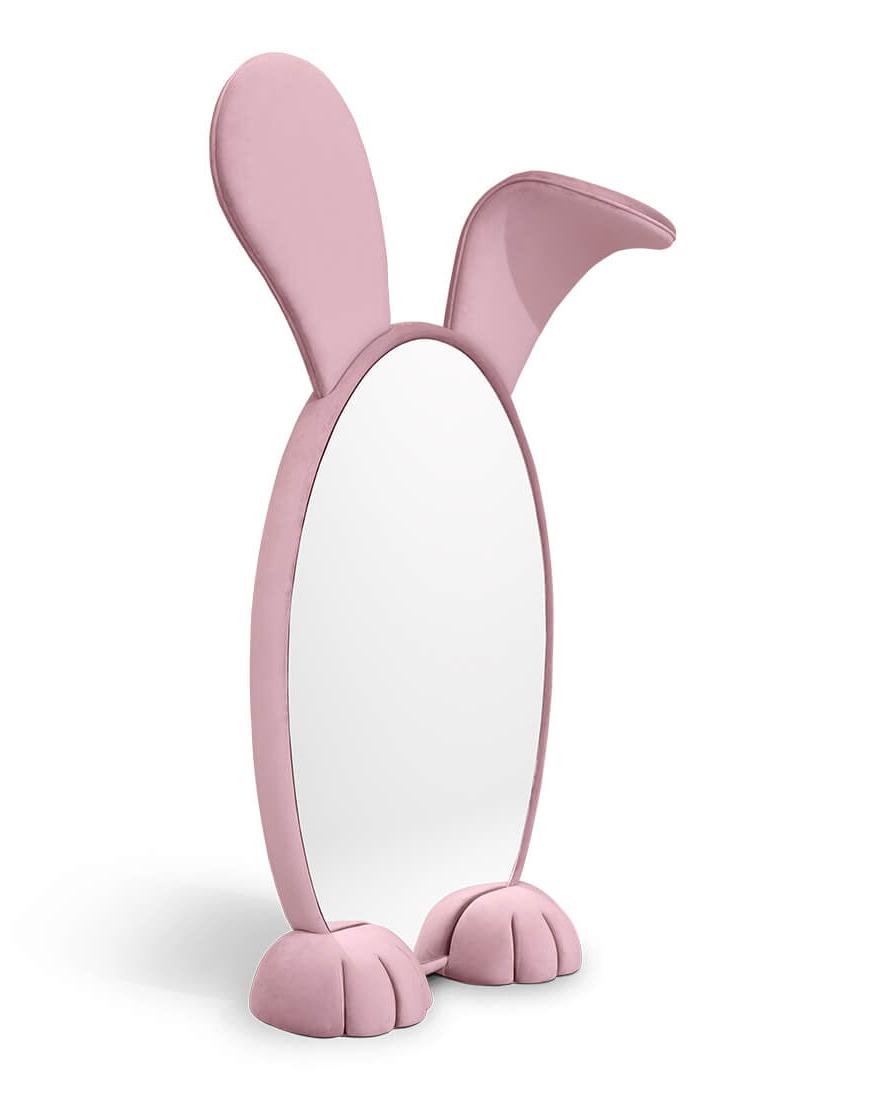 Bunny Pink Floor Mirror
