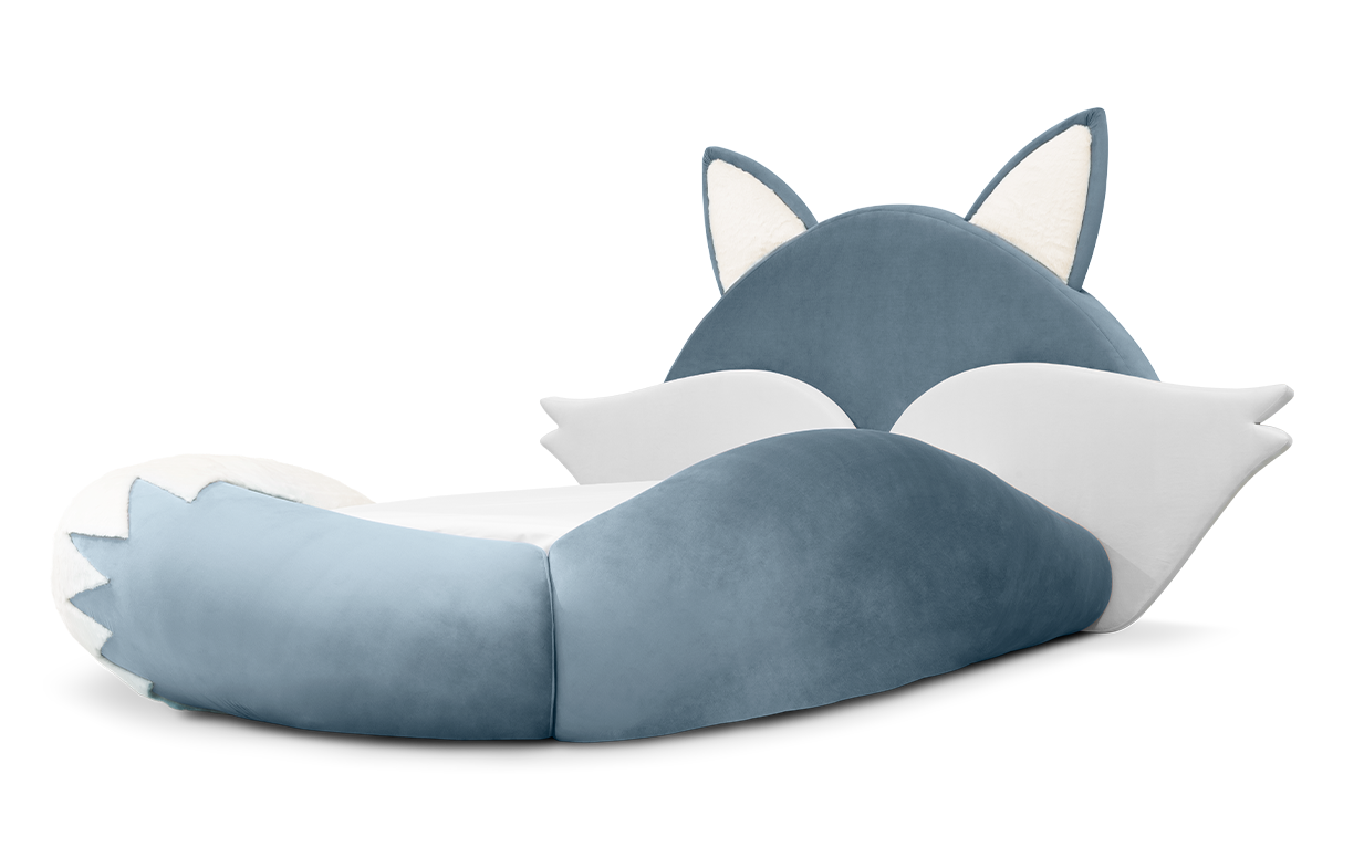 Fox Blue Kids Bed