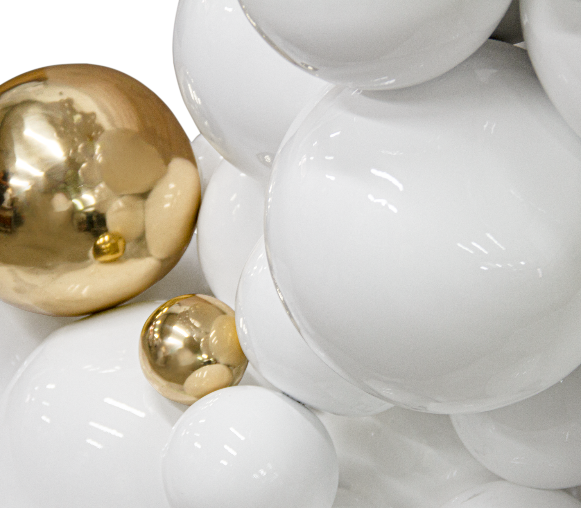 Orbit White Luxe Console