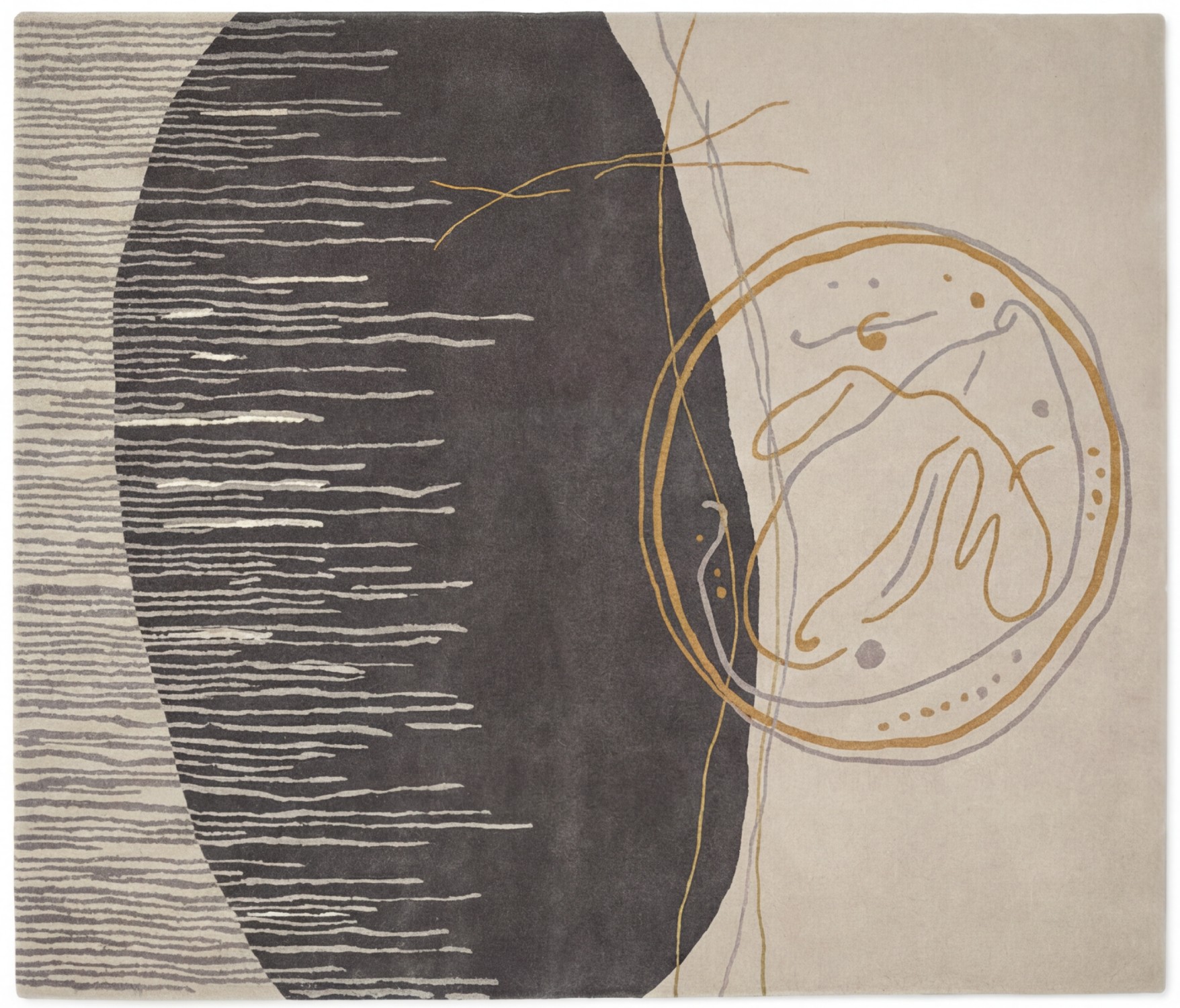 Archive Seal Dark Artisan Rug