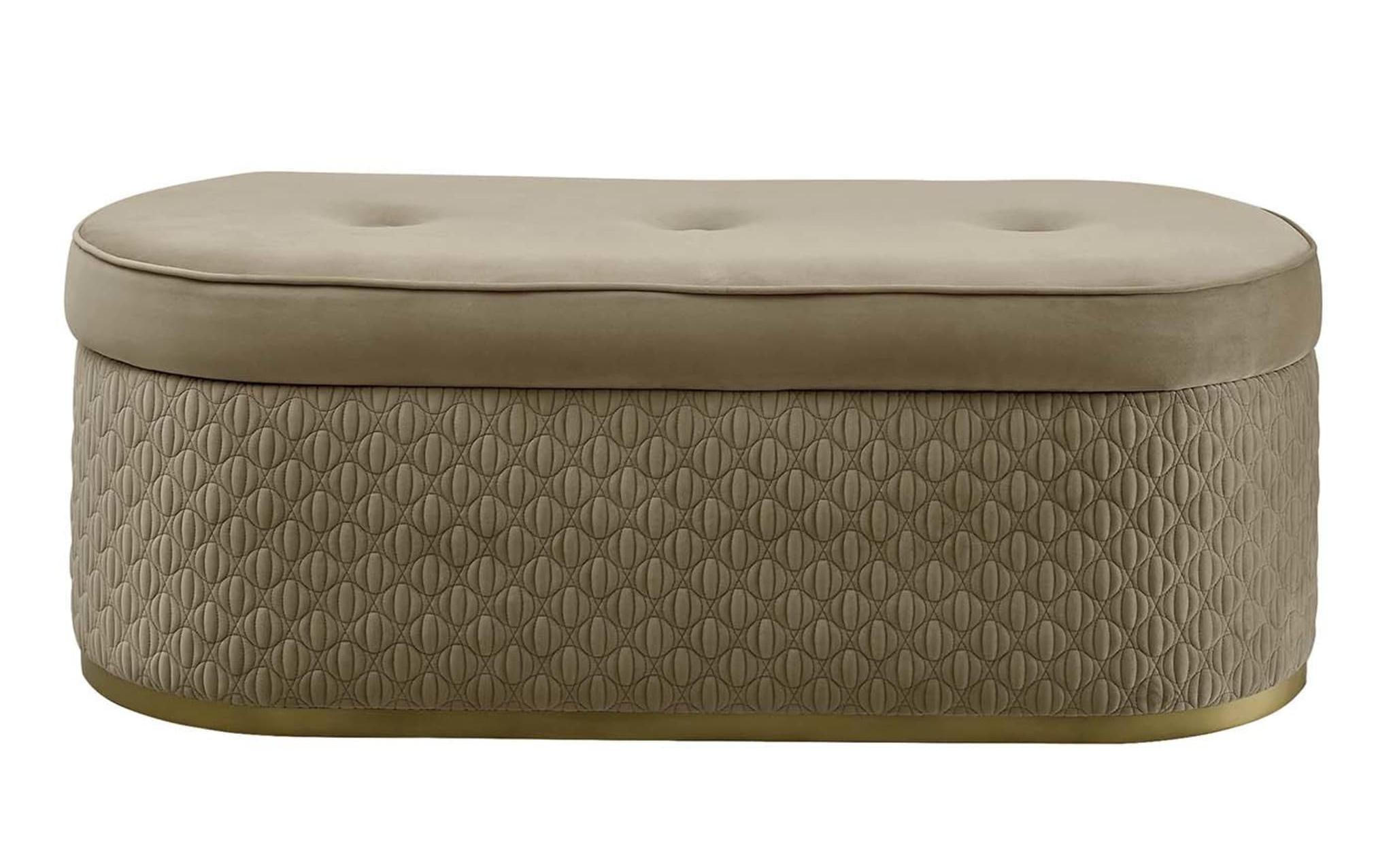 Oliver Beige Elegance Bench