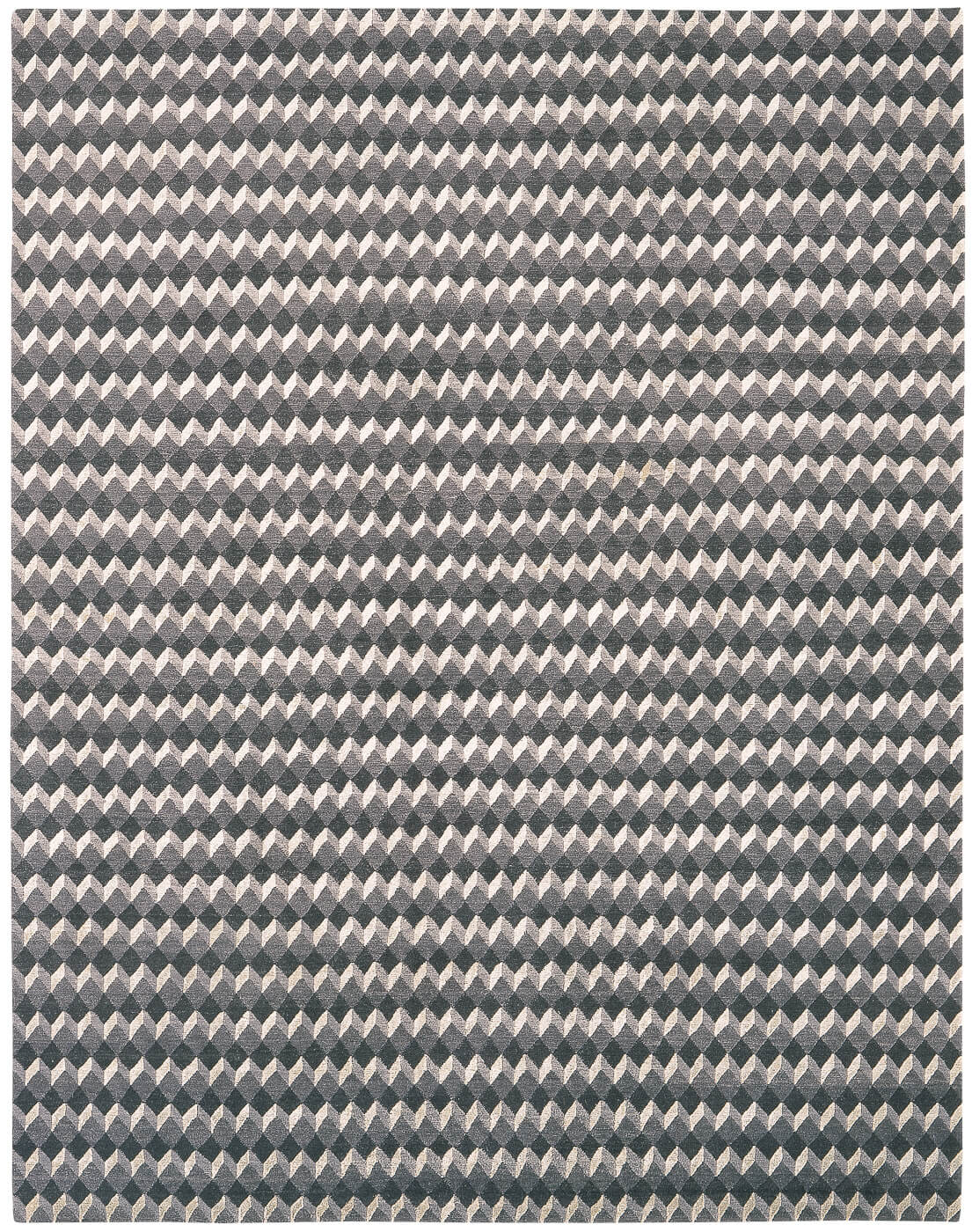 Cubus Grey Striped Luxury Rug | Size: 300 x 400 cm