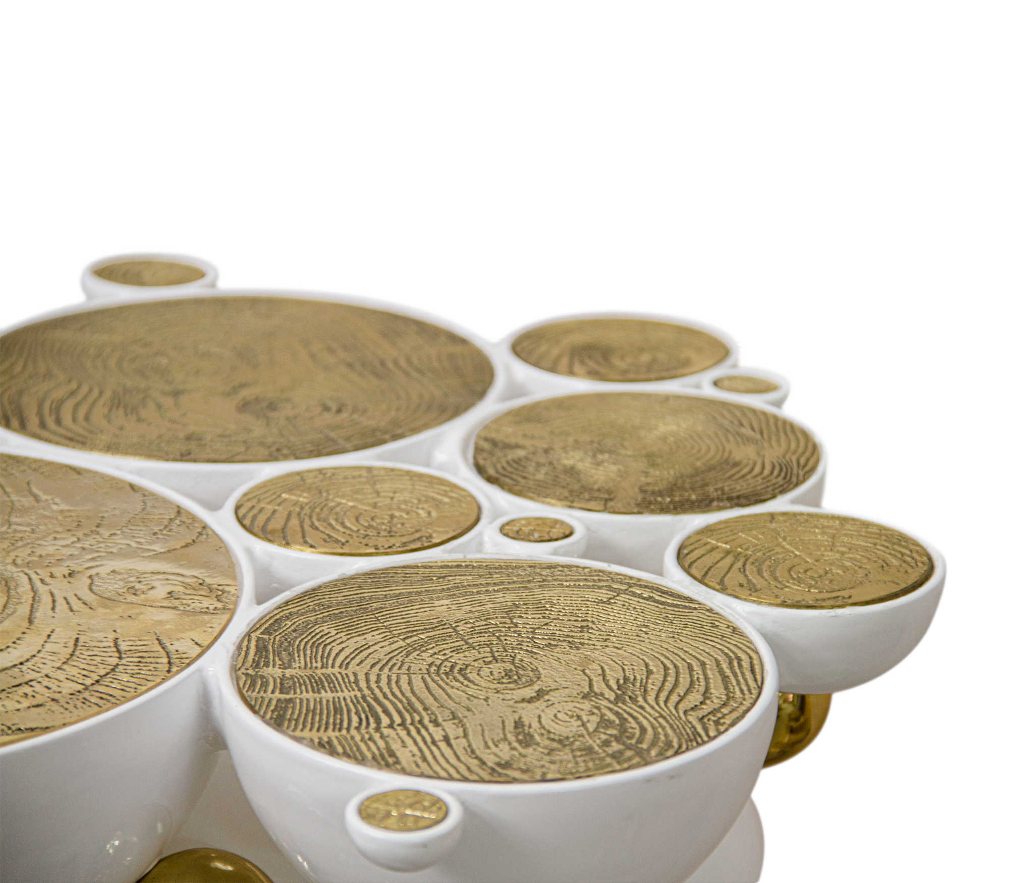 Orbit White Luxe Console