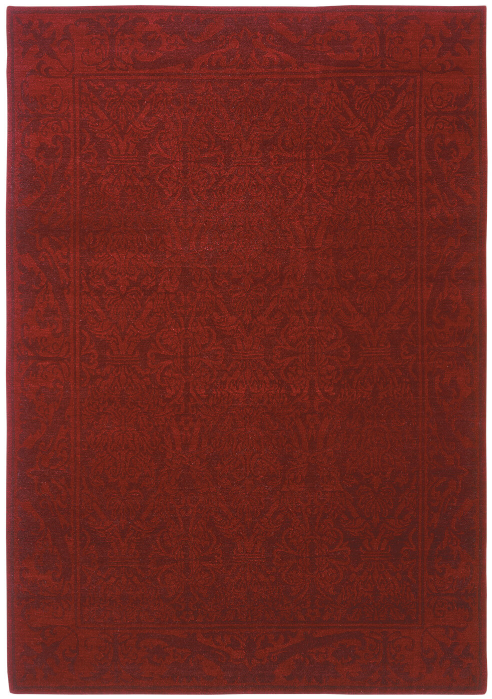 Alcaraz Red Luxury Hand-woven Rug ☞ Size: 250 x 300 cm