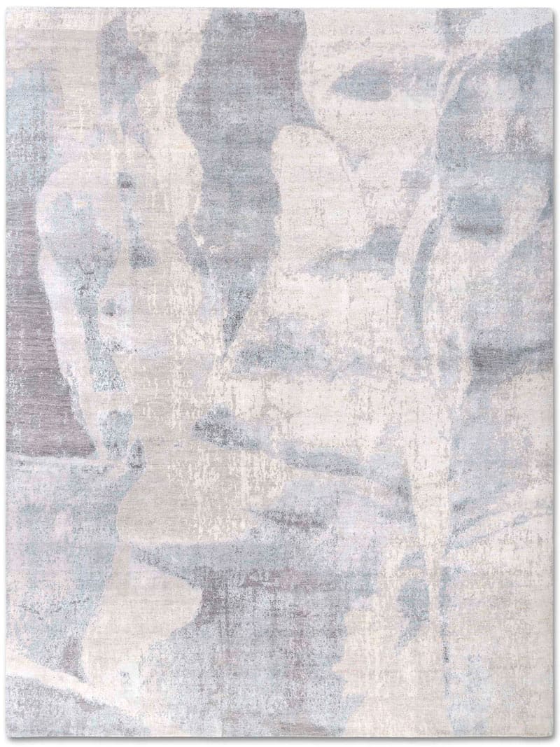 Grey / Ivory Handwoven Luxury Rug