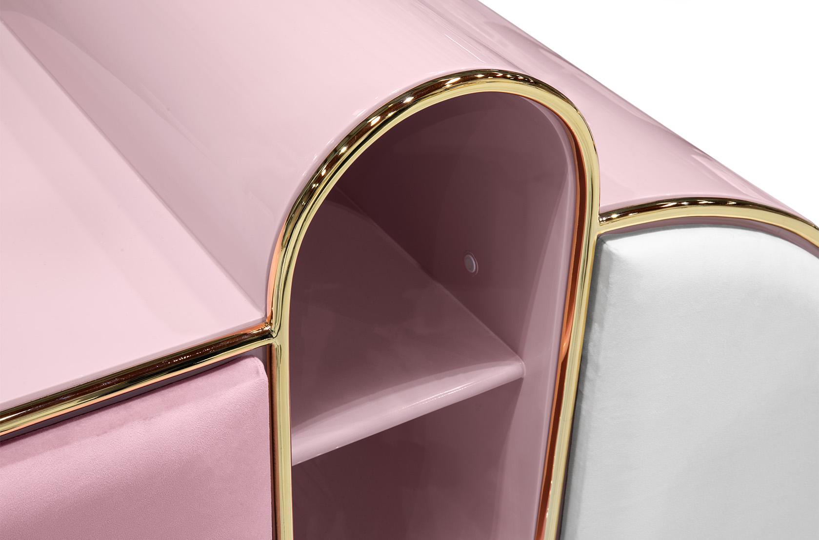 Candy Triple Pink Chest of Drawers