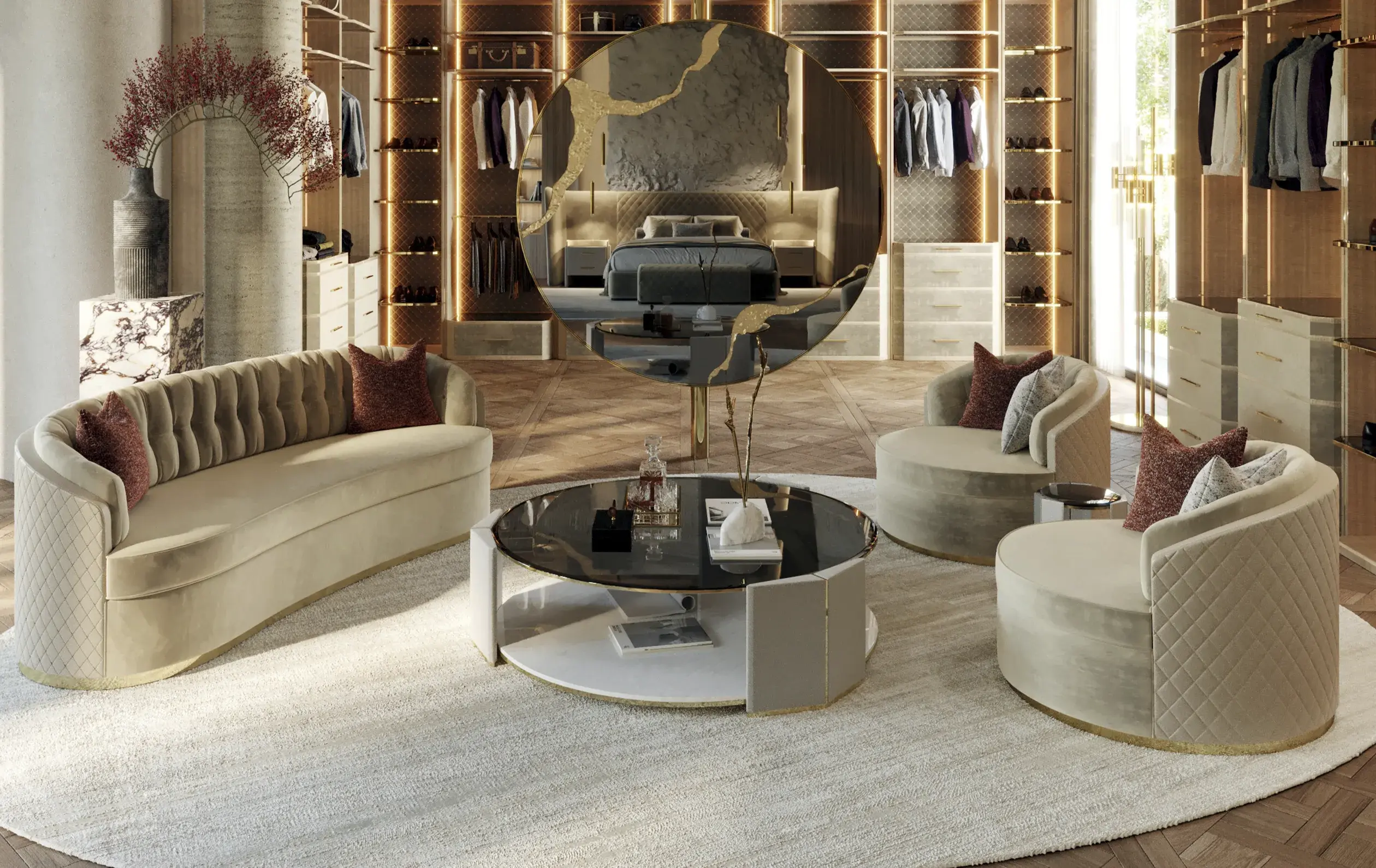 Zenith Set Coffee Table - 9