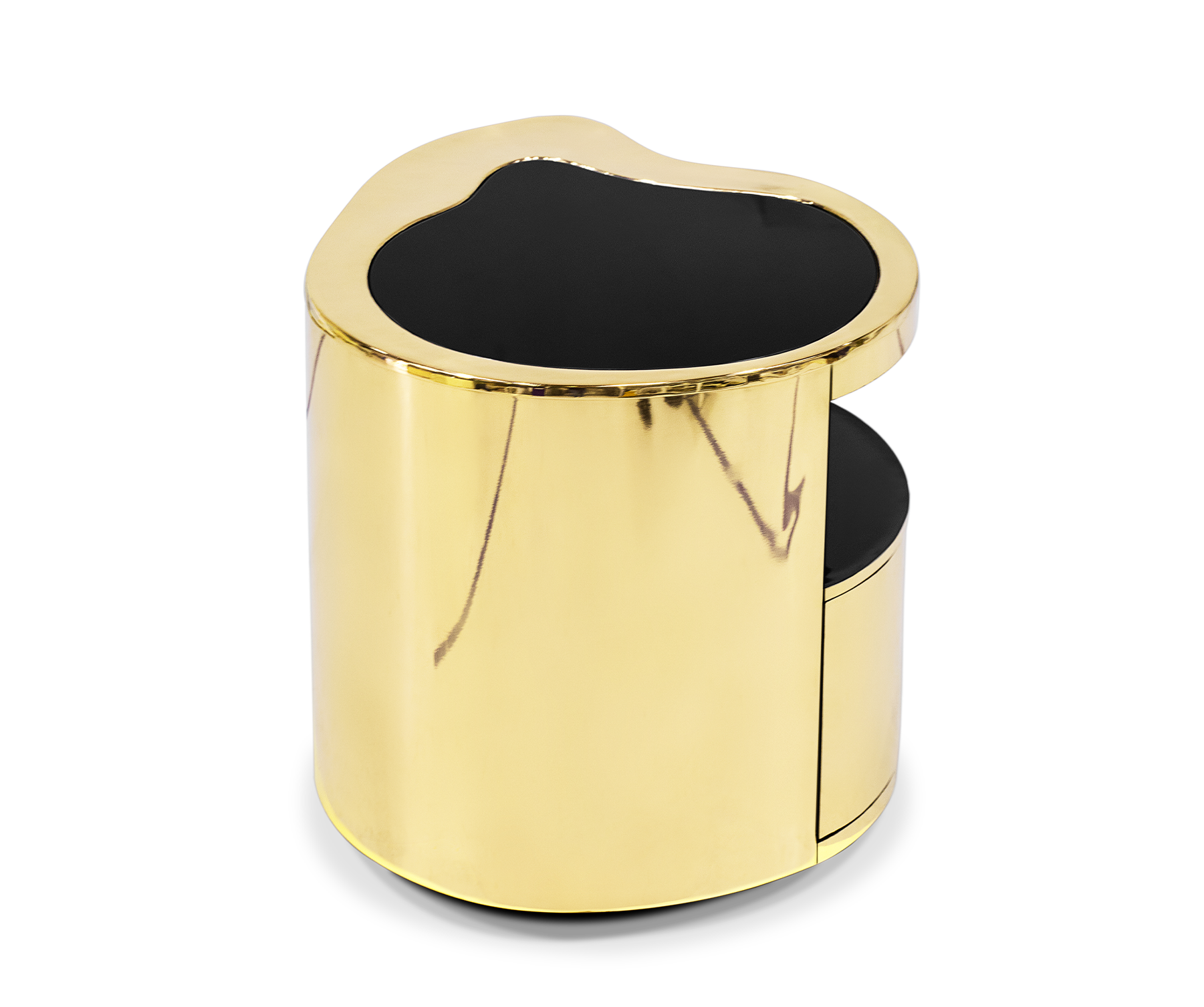 Crest Gold Designer Nightstand