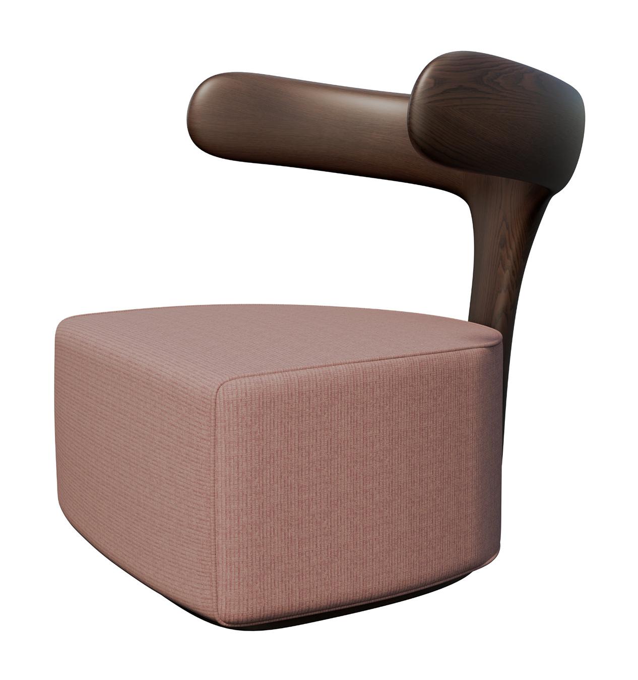 Moby Dick Pink Italian Lounge Chair