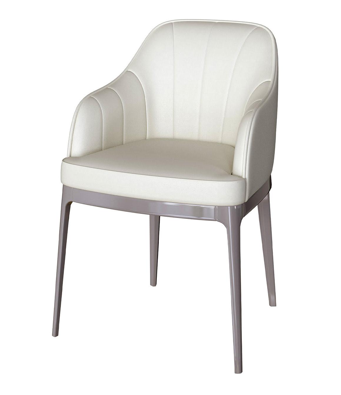 Clizia White Italian Armchair