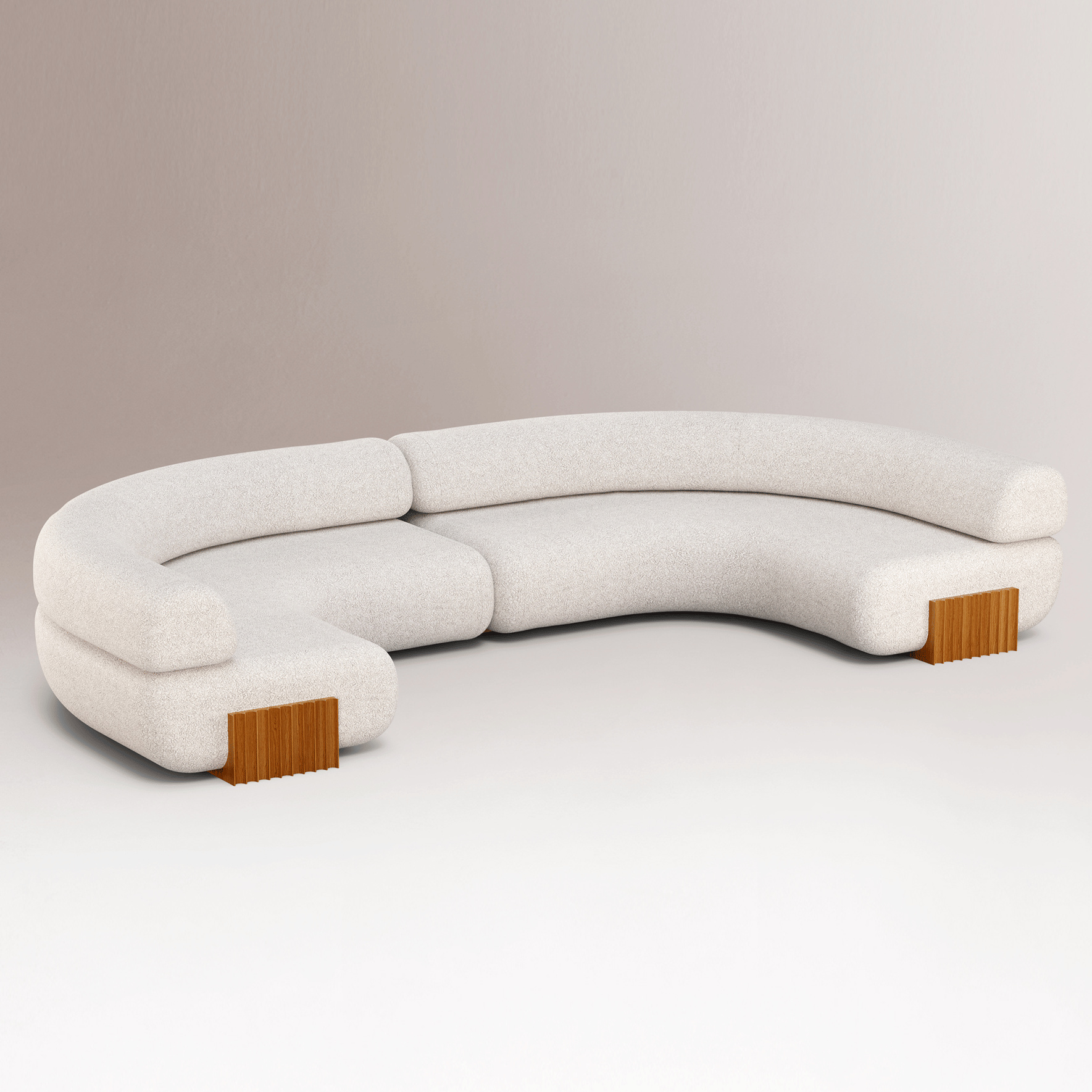 Carmel White Modular Sofa