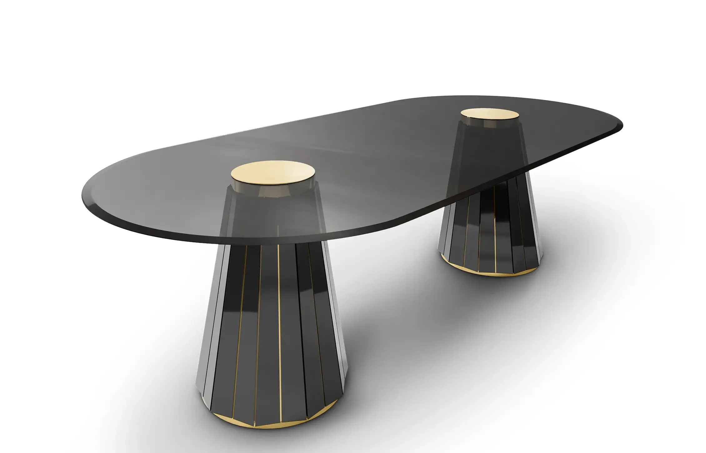 Glow Oval Dining Table | Colour: Gray