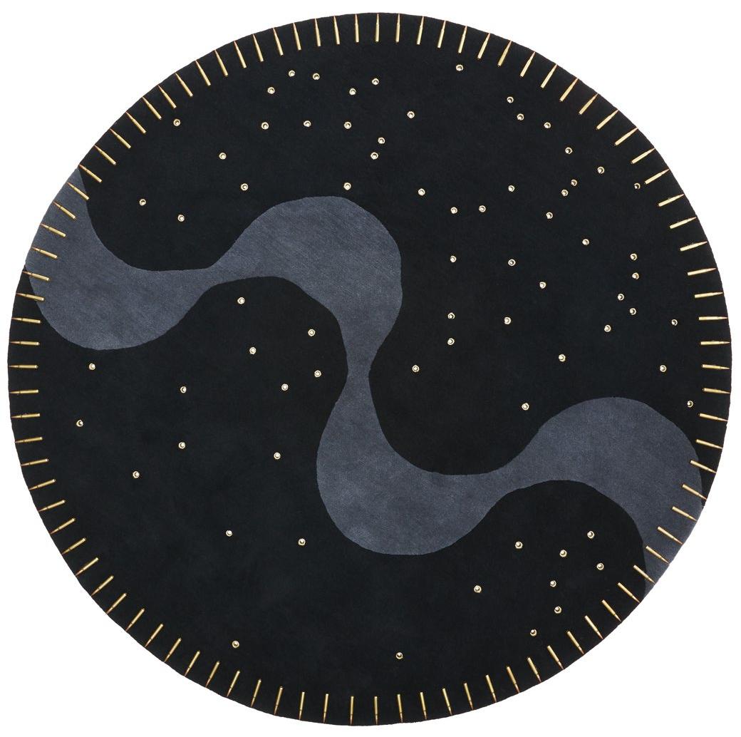 Bala Perdida Circle Designer Wool Rug