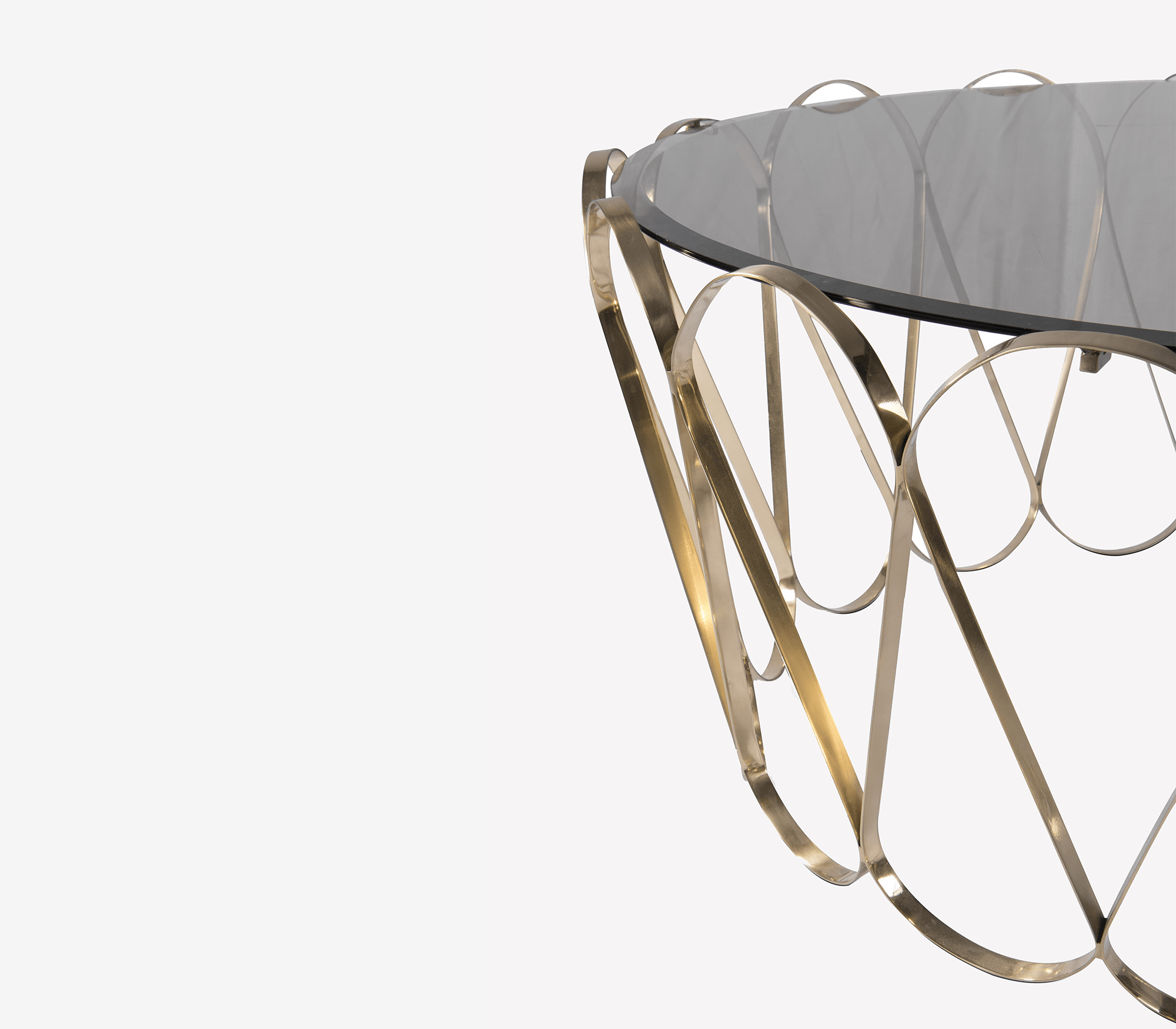 Aquarius Gold Designer Coffee Table