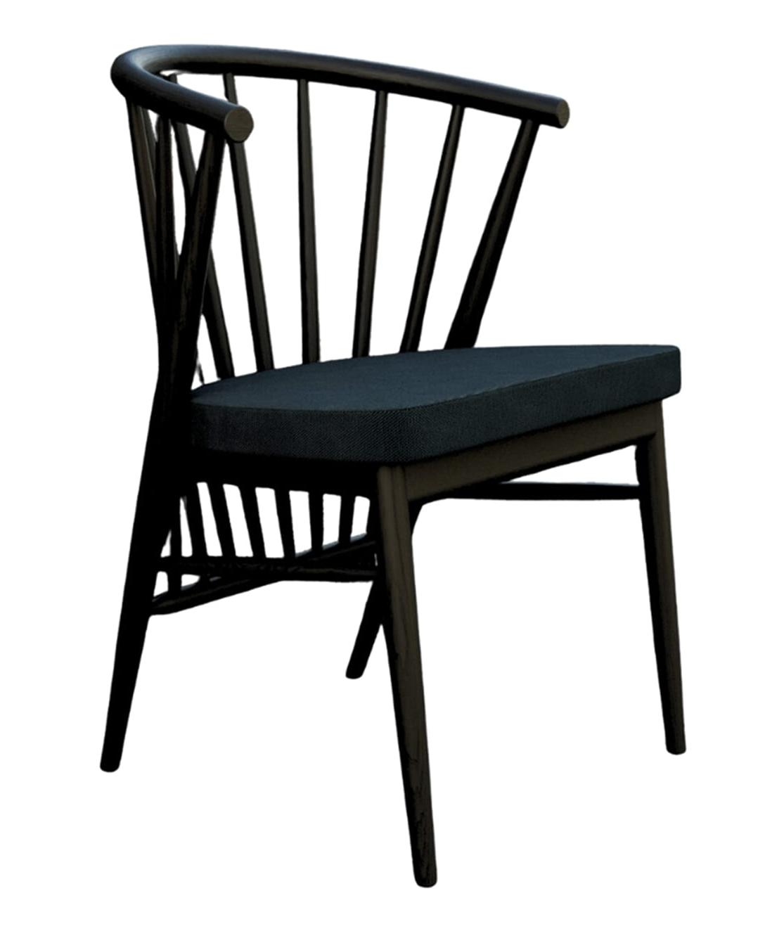 Jenny Black Handcrafted Chair