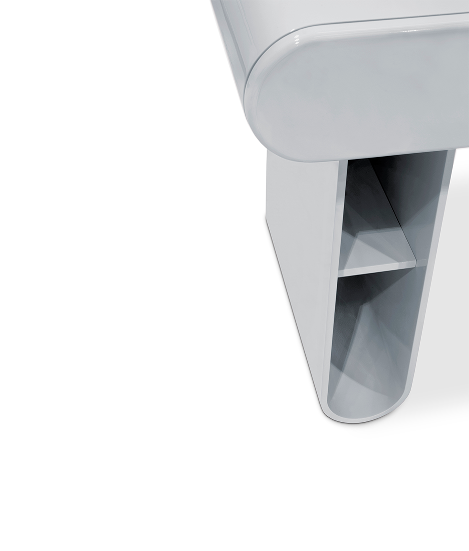 Fantasy Realm Grey Magical Desk