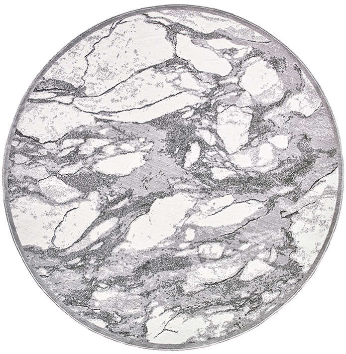 Gabriel Abstract Grey Rug | Size: 195 x 280 cm