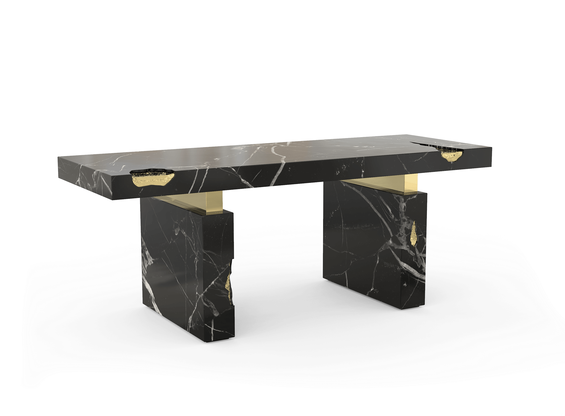 Nero Marquina Luxe Desk