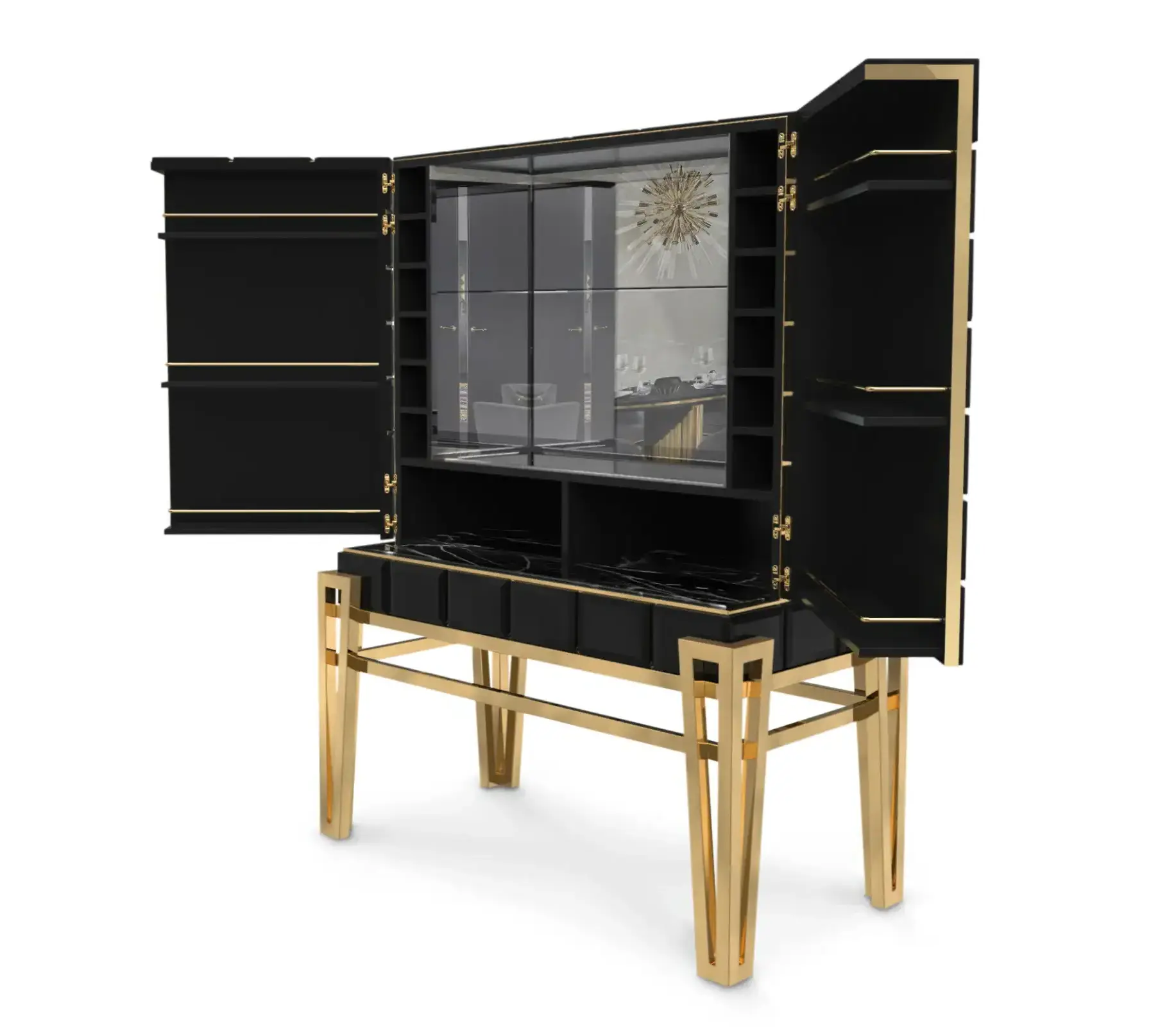 Onyx Bar Cabinet