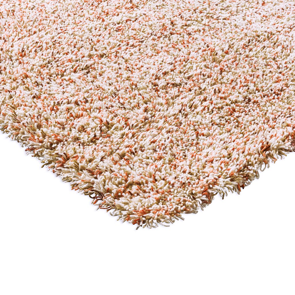 Plush Pumpkin Shaggy Rug