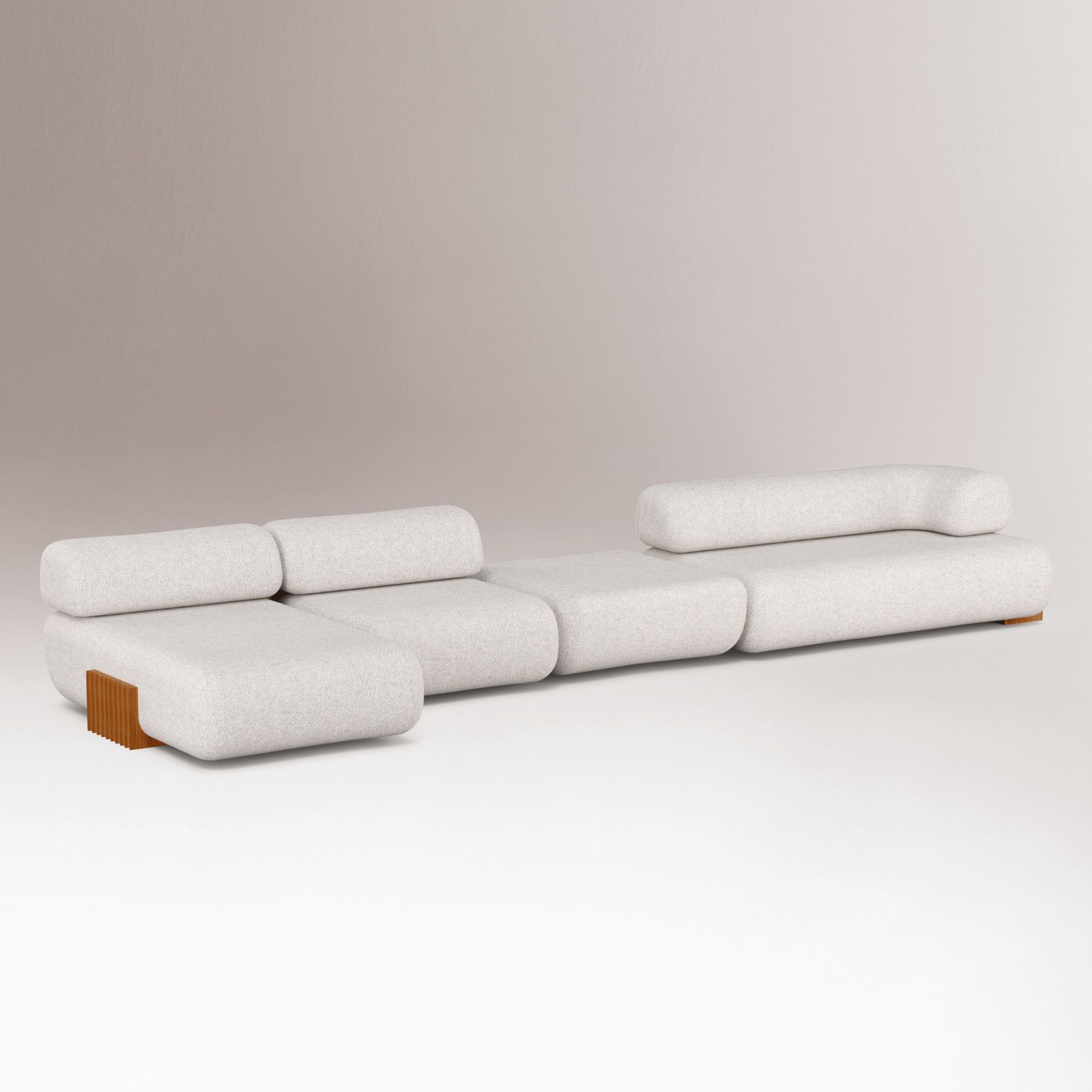 Carmel White Modular Sofa - 2