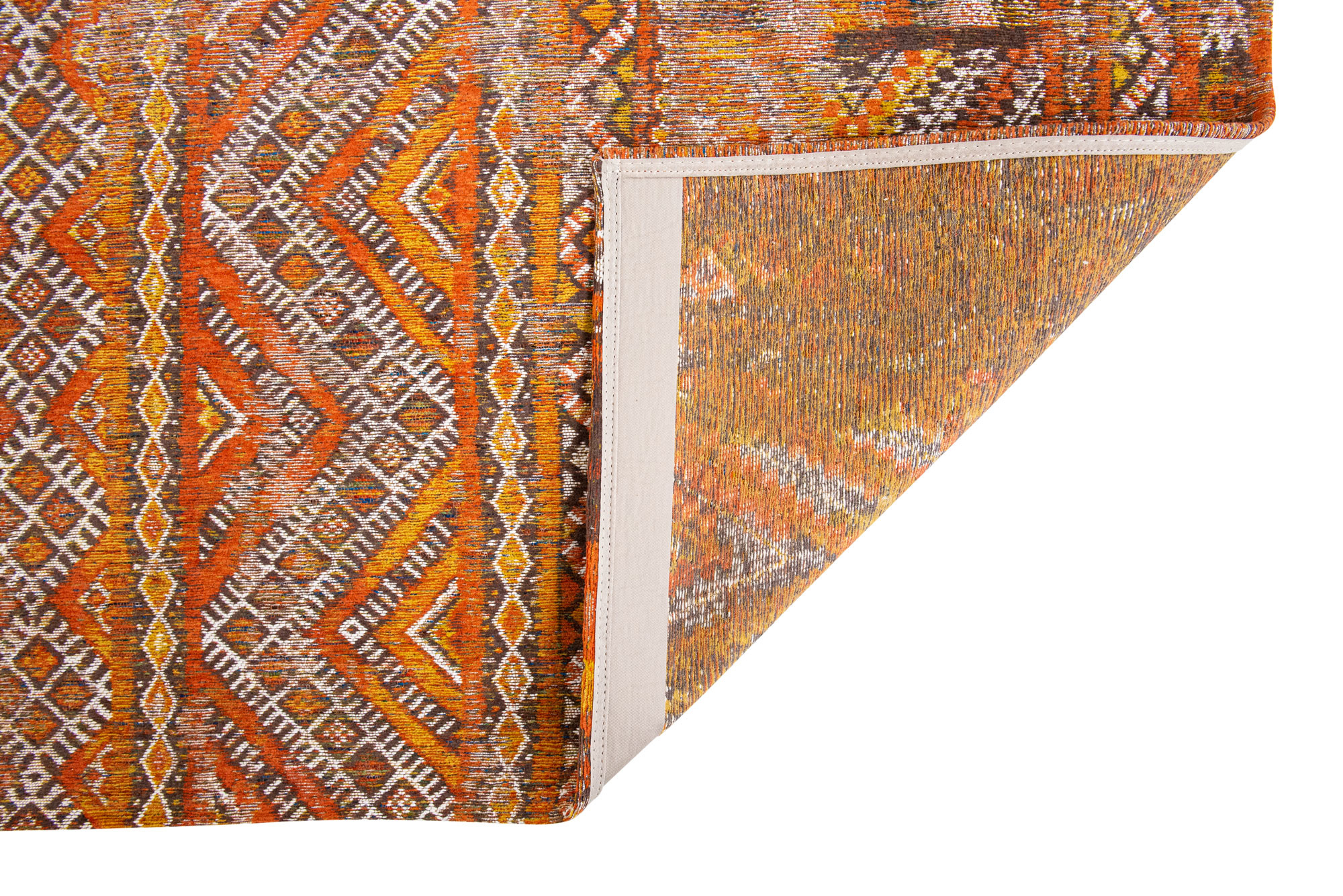 Vintage Flatwoven Orange Rug