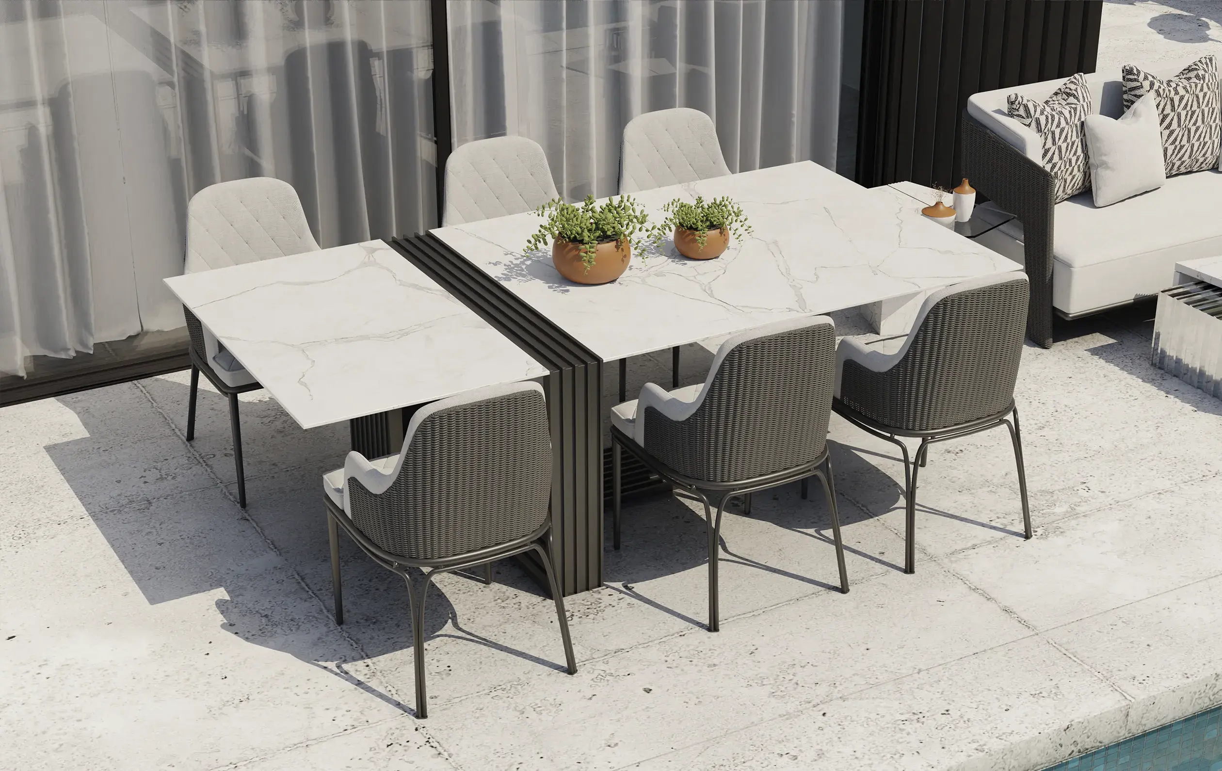 Royal Grey Dining Chair - 4