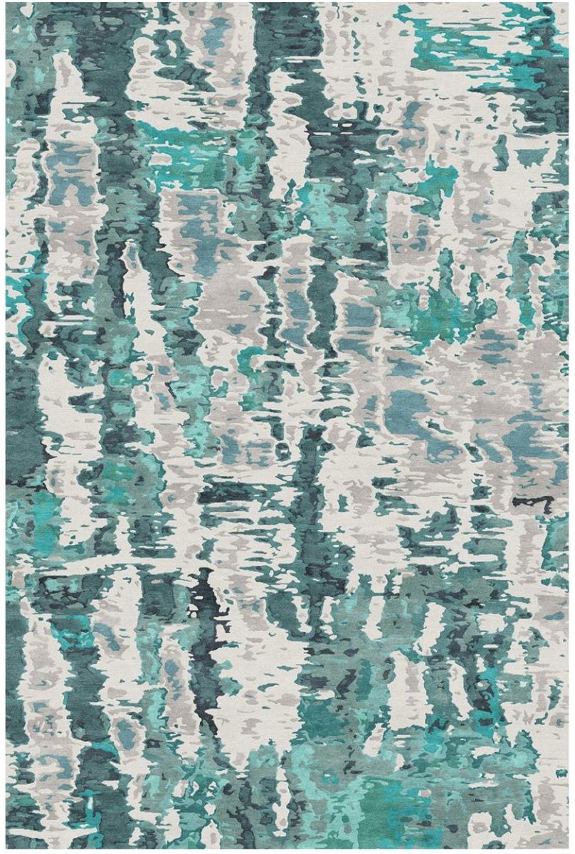 Hand-Woven Jade Luxury Rug