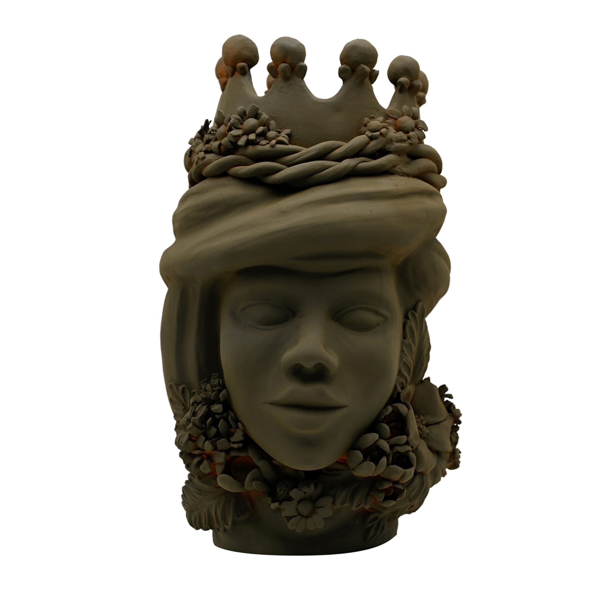 Artisan Crafted Moor's Head Sculpture