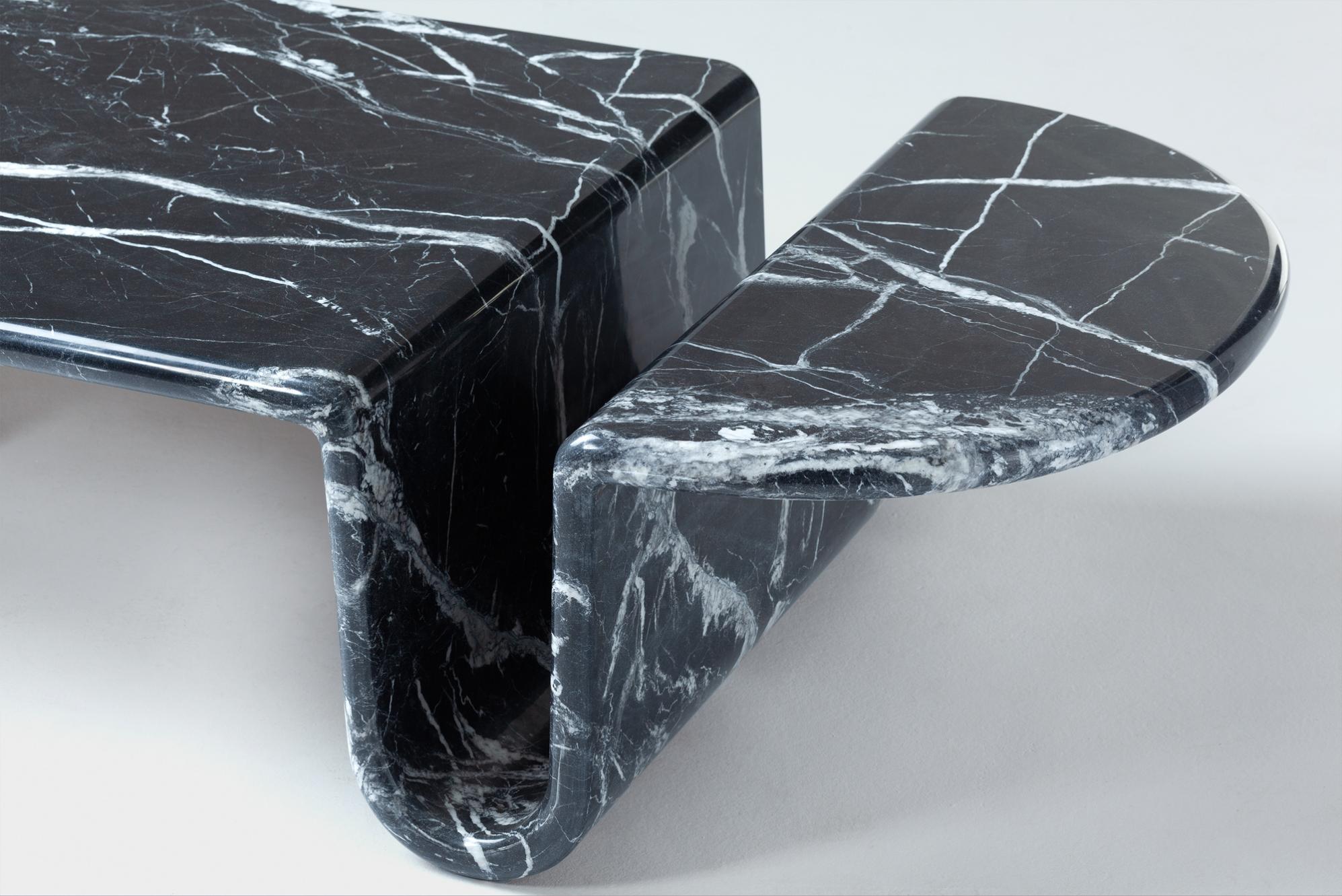 Bonnie & Clyde Marble Coffee Table