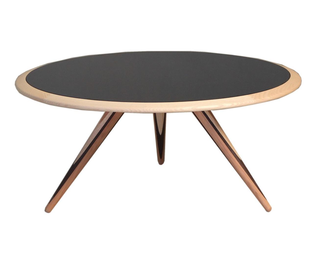 Carambola Dark Round Handcrafted Coffee Table