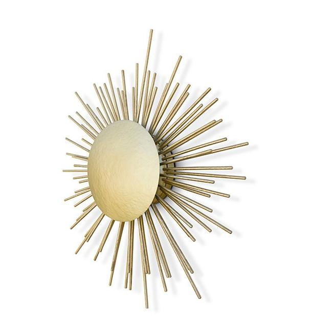 Radiant Brass Glow Wall Light