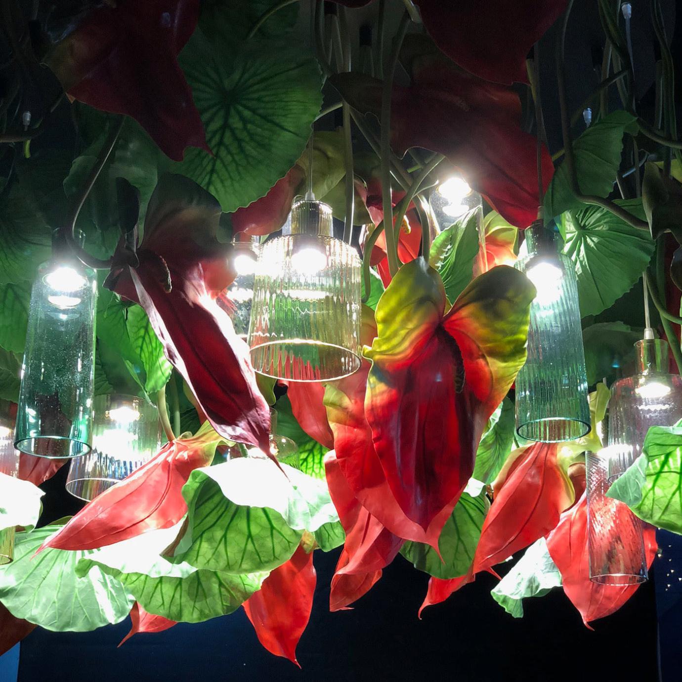 Anthurium Statement Chandelier