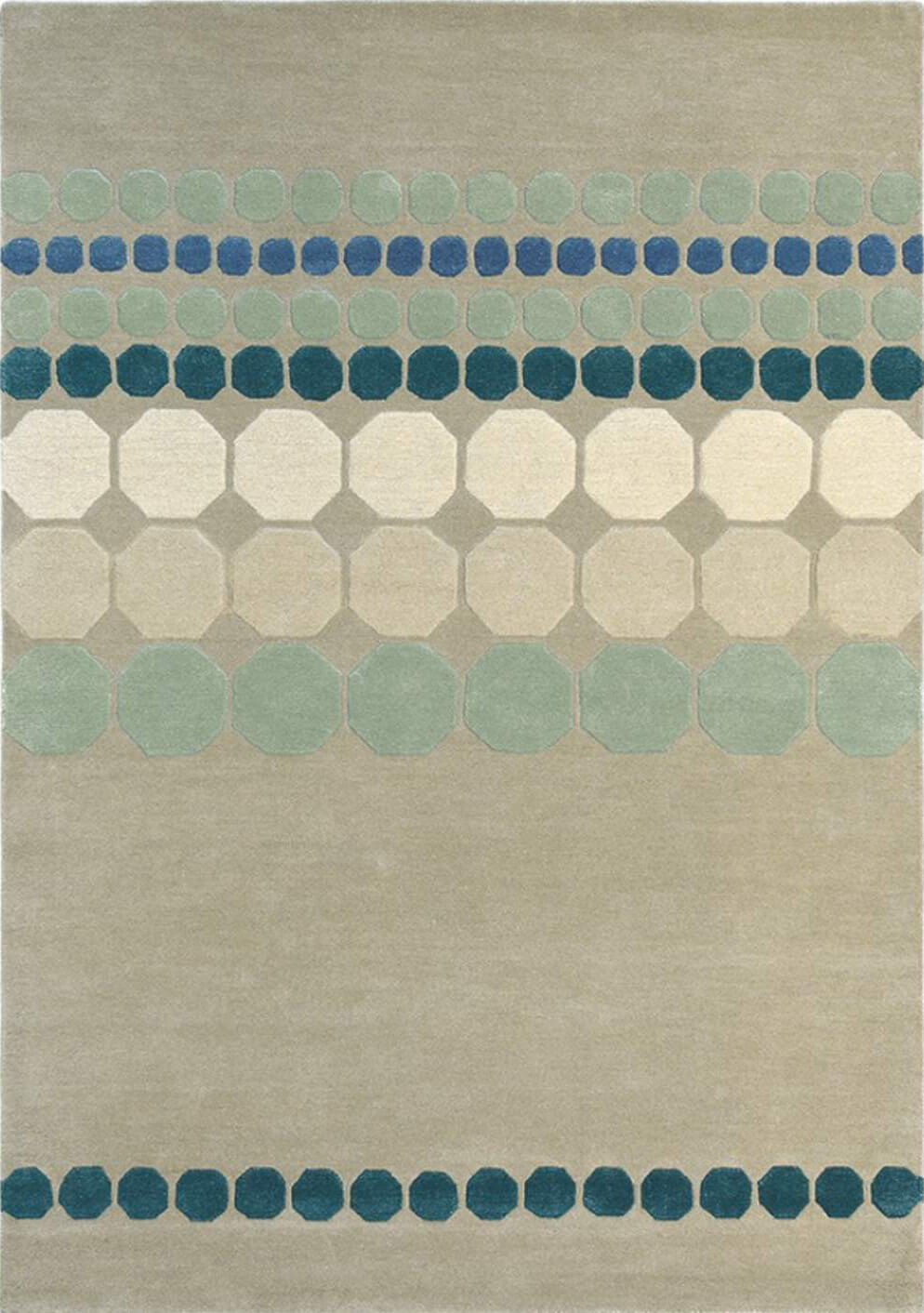Barren Grey 57204 Rug | Size: 170 x 240 cm
