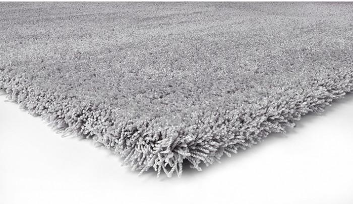 Plain Machine Washable Grey Rug
