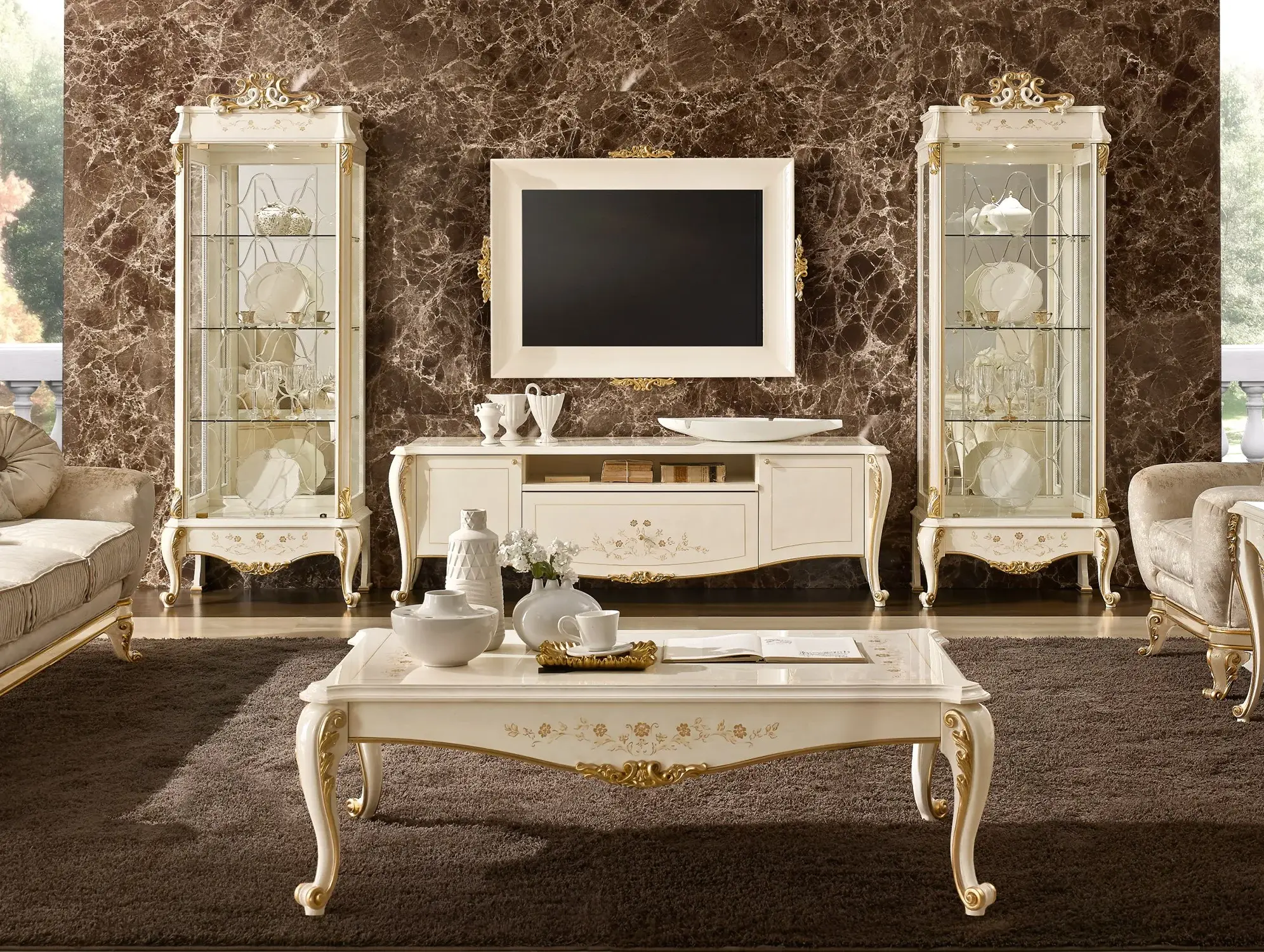 Classic Glass Display Cabinet
