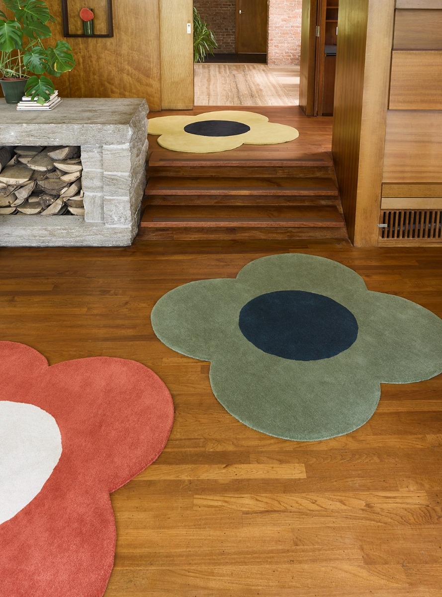 Flower Red Handtufted Premium Rug